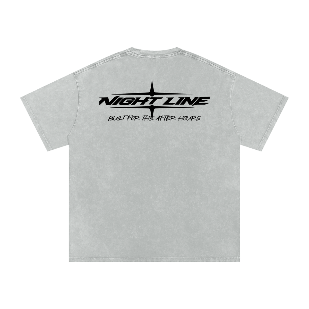 Grey Washed Built For The After Hours T- Shirt