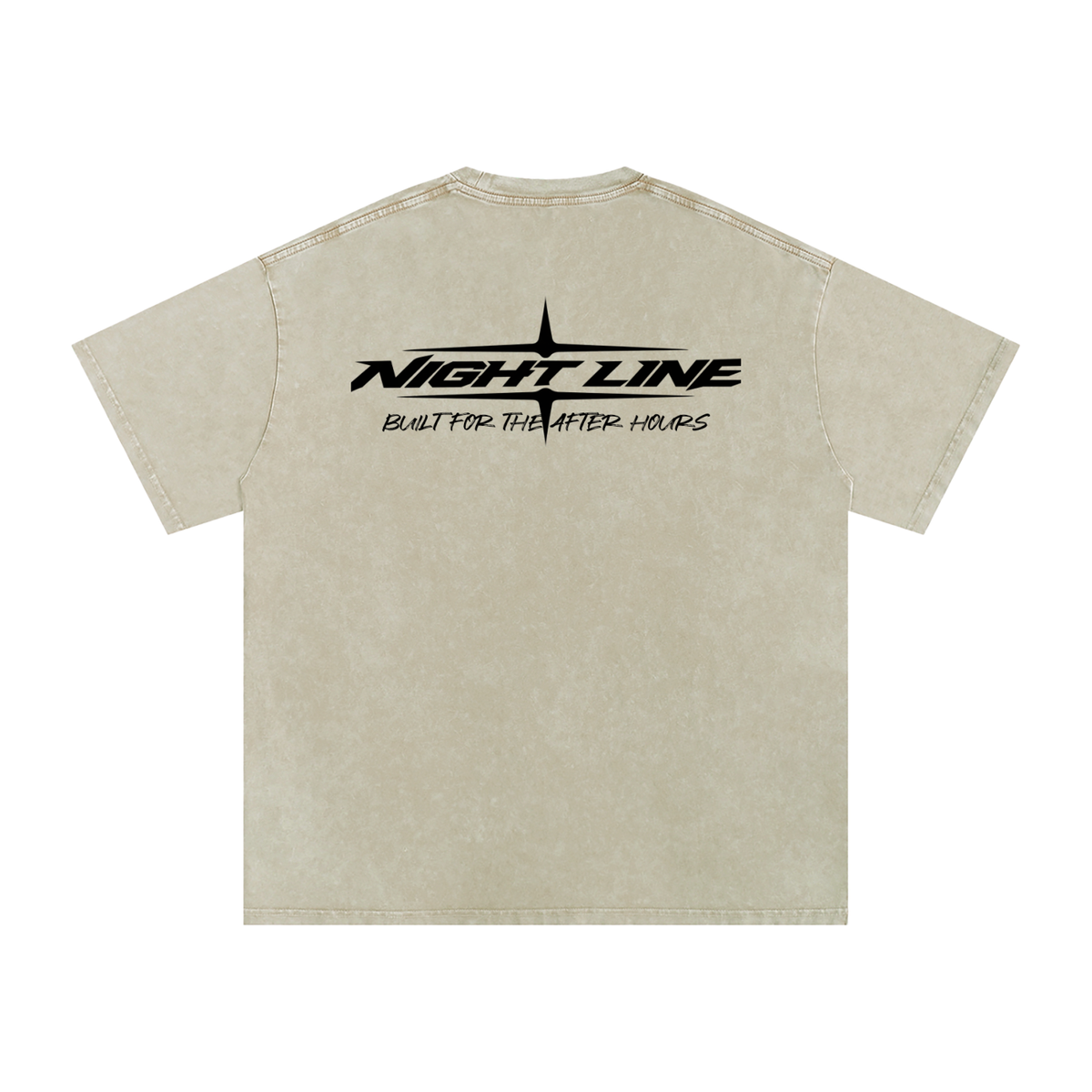 Cream Washed Built For The After Hours T- Shirt