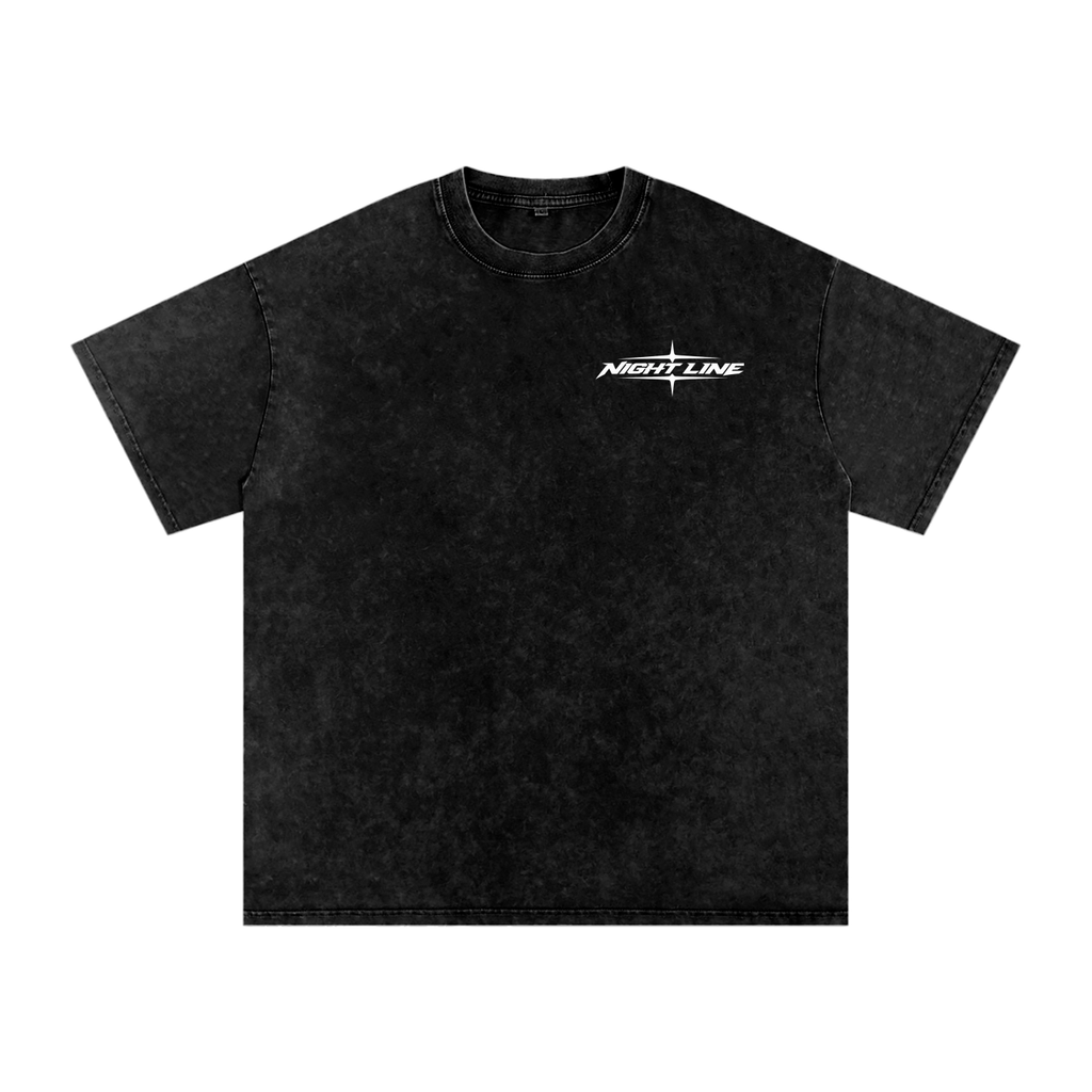 Black washed Built For The After Hours T- Shirt