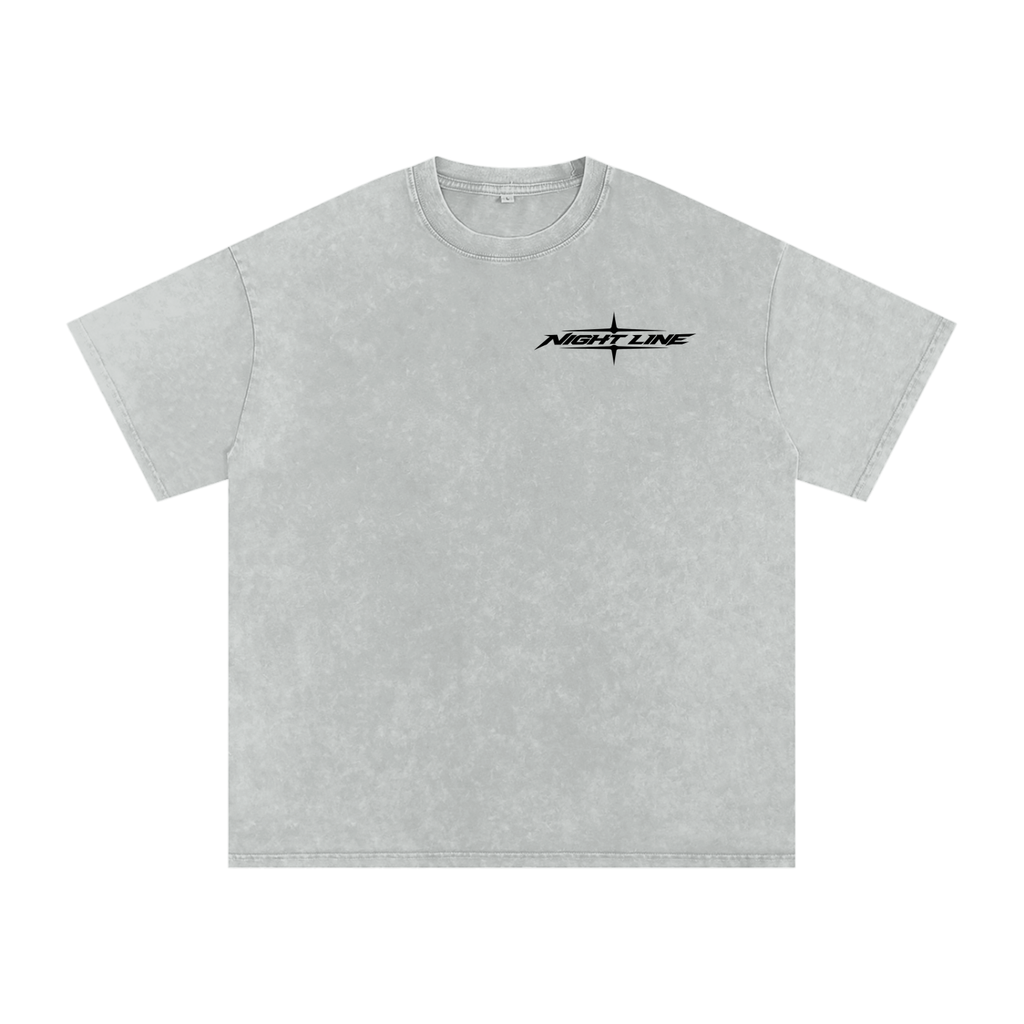 Grey Washed Built For The After Hours T- Shirt