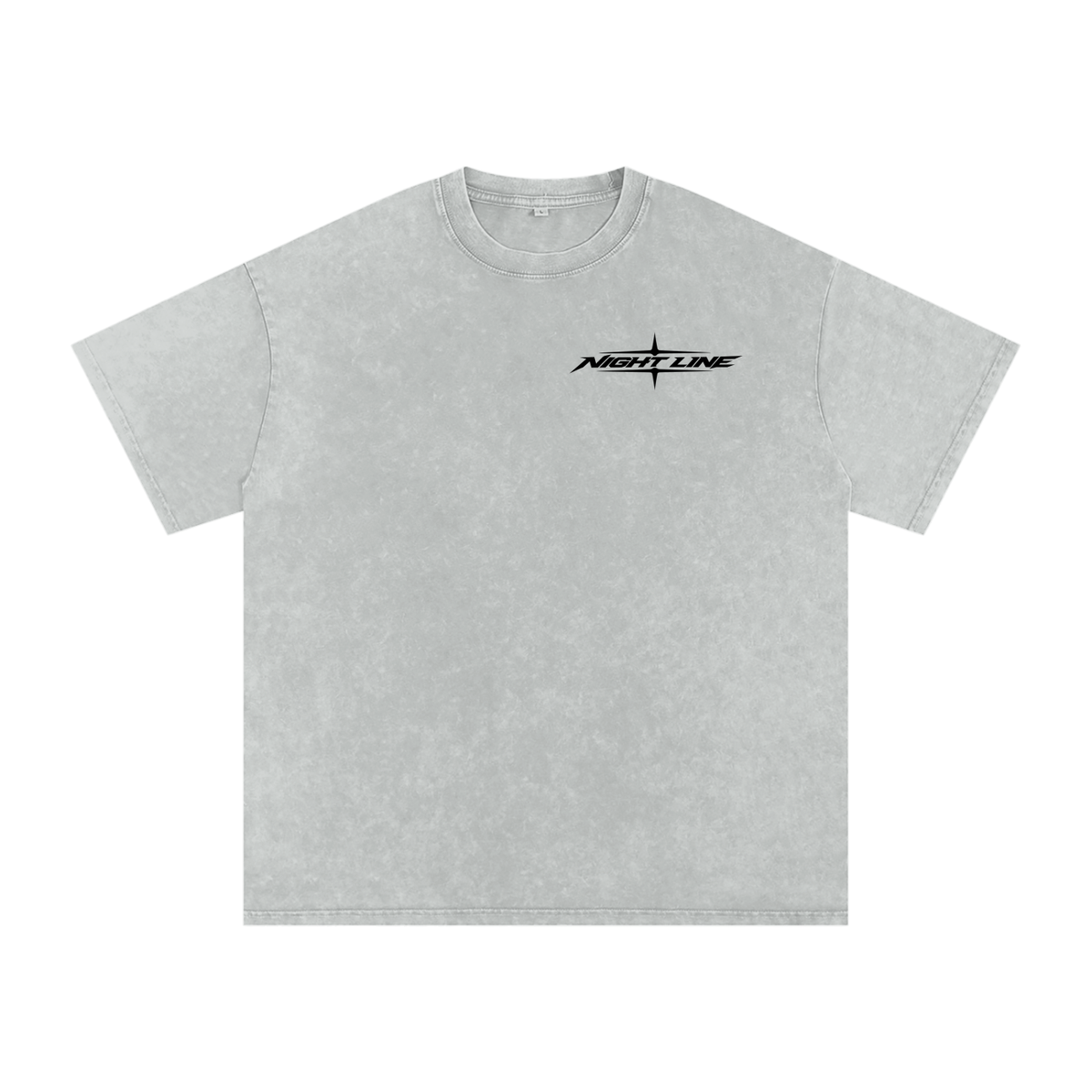 Grey Washed Built For The After Hours T- Shirt