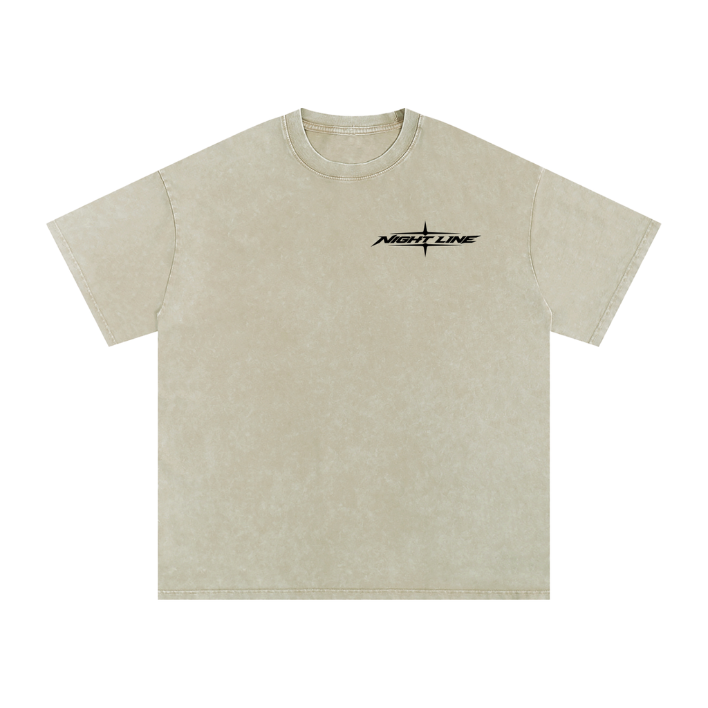 Cream Washed Built For The After Hours T- Shirt