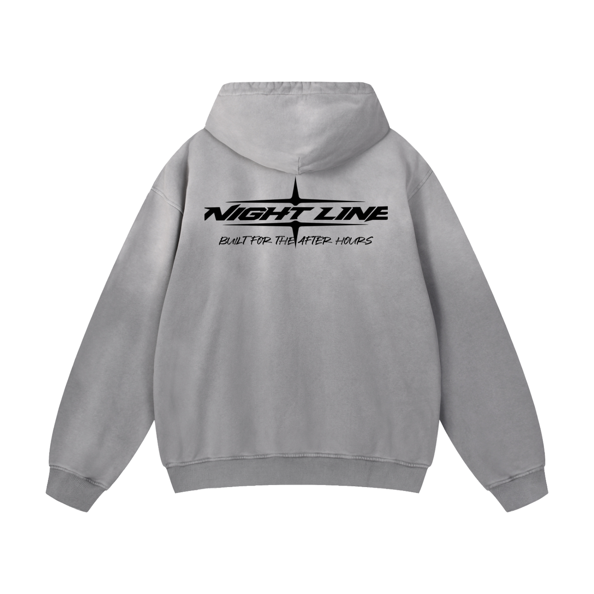 Gray Blue Mismatched Built For The After Hours Hoodie